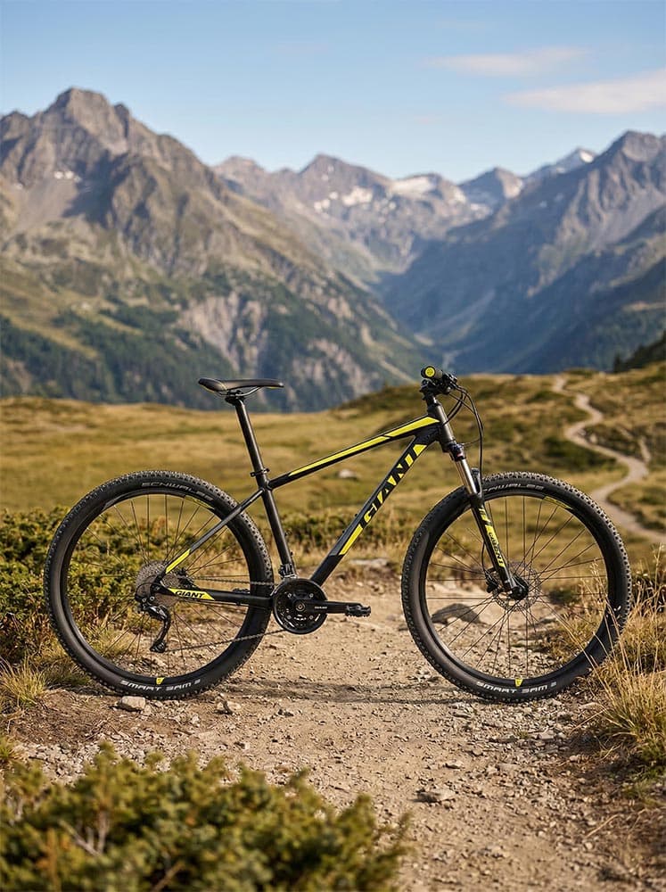 Bicicleta adulto Giant en la Senda del Oso