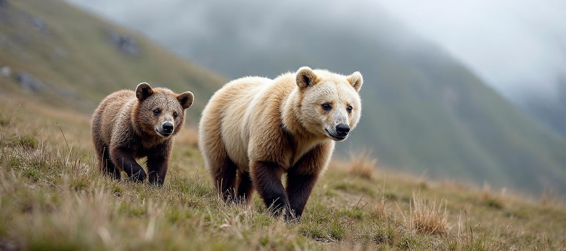 Avistamientos de Osos pardos cantábricos en Somiedo Asturias